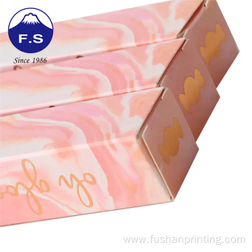 Rose Gold Logo Lip Gloss Small Cosmetic Box